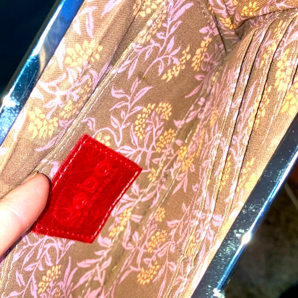 Brown HOBO Lauren  Leather Clutch - Picture 7 of 9